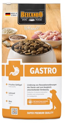 BELCANDO Vetline Gastro Aliment diététique 7,5 kg – Nourriture sèche pour les maladies gastro-intestinales et les troubles digestifs | Nourriture douce pour chiens sensibles, fabriquée en Allemagne