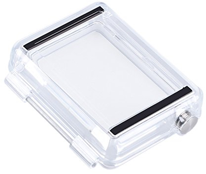 Suptig, custodia BacPac per GoPro Hero4 argento, nero, Hero4, Hero3 +, per fotocamere GoPro BacPac con schermo LCD, batteria estesa