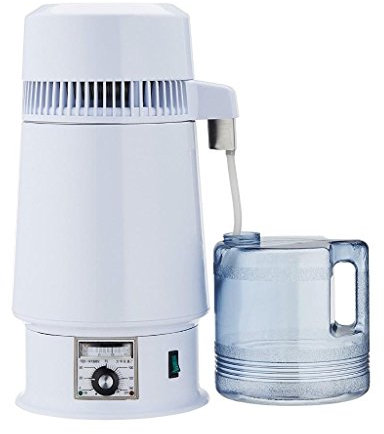 Home 4L/1Gallon Wine Moonshine Still Alcohol Distiller Kit 304 Stainless Steel Inner with Connection Bottle, Water Essential Oil Alcohol Brewing Machine FAYELONG