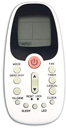 Calvas Air Conditioner air Conditioning Remote Control Suitable for midea komeco comfee R09B/BGE R09B/BGCE r09b