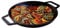 Victoria Cast Iron Round Skillet with Double Loop Handles Seasoned with 100% Kosher Certified Non-GMO Flaxseed Oil, 10 Inch, Black