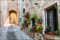 Muralo Fototapete Stadt 300 x 450 cm Vlies Tapete Wandtapete Italienische Gasse Steinwände Steinoptik Wohnzimmer Schlafzimmer Moderne Wandbild Architektur Wand Dekoration