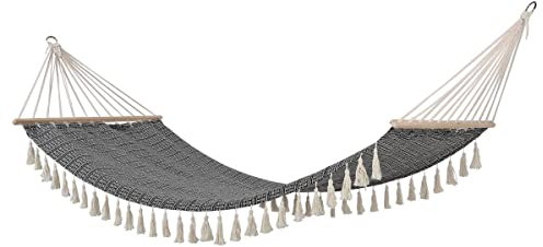 Hespéride Hamac réversible à Franges Syssia Noir