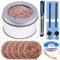 Youmile Soldering Tip Cleaner Kit Soldering Iron Tip Cleaner for Solder Tip Cleaning with 5PCS Brass Ball Wire, Desoldering Pump, 2PCS Spare Nozzle, 2PCS Heat Resistance Hose, 2PCS Sponge