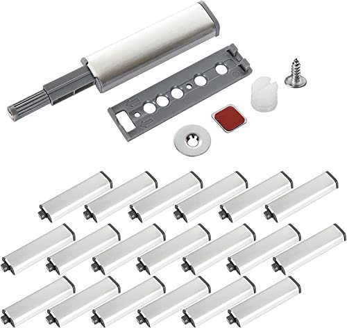 SENENQU 20pcs Push to Open Door Catches, Magnetic Door Catches for Cupboard, Heavy Duty Push Door Catch Push Latch for Cabinet Drawer Wardrobe Door