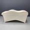 Untitled Wave Matratze (Curved Topper) mit Memory Foam 190x70 für Kosmetikliege, Massageliege, mit Bezug aus Velours | für Wimpernverlängerungen, PMU - Creme