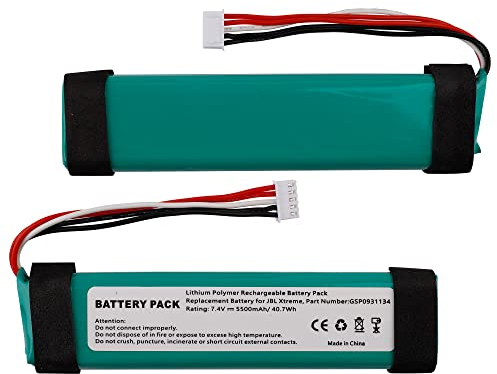 E-yiiviil Replacement Battery JBL Xtreme Compatible with JBL Xtreme Extreme Portable Speaker GSP0931134