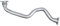 HELLA 8LA 366 006-941 Abgasrohr - Easy2Fit® Kit - vorne - einteilig - Set mit Anbauteilen - für u.a. VW GOLF IV