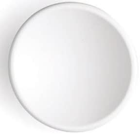 Gedotec Möbelknopf Vollmetall | 1 Stück - Möbel Knöpfe | D: 50 mm | DISC 0530 | Knopf Weiß - Möbelknöpfe - modernes Design | Schrankknopf Schubladenknopf Küchengriffe Türgriffe