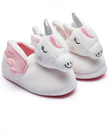 Harry Bear Girls Slippers Unicorn