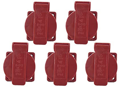 MATRIX Ersatzteil 5x Anbau-Steckdose Schutzkontaktsteckdose IP 44 16A 250 V