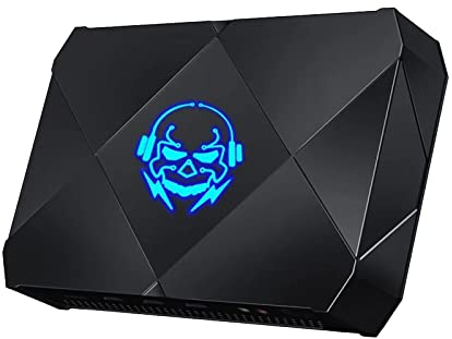 Gaming PC, Ryzen 7 5800H(8C/16T, Up to 4.4GHz) Barebone PC, 4K@60Hz Triple Display Mini Computer, No Ram No Storage No WIFI NO System