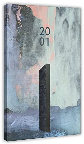 SRVOOZ 2001 A Space Odyssey Poster Leinwand Poster Wandkunst Dekor Druck Bild Gemälde für Wohnzimmer Schlafzimmer Dekoration Rahmen Stil 08x12inch (20x30cm)