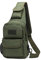 FANDARE Taktisch Brusttasche Military Schultertasche Sling Bag Herren Damen Umhängetaschen mit USB-Ladeanschluss Schultertasche Crossover Rucksack für Reisen Wandern Crossbody Pack Armeegrün