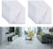 PVC Bodenbelag Selbstklebende, 24 Stück 30x30cm Vinylboden Bodenfliesen, Rutschfeste Wasserdicht Vinyl-Fußböden, Laminat Fliesen Selbstklebend für Wohnzimmer, Küche, Schlafzimmer(Weiß Marmor)