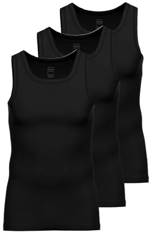 Ammann - Close to You - Unterhemd/Tanktop - 3er Pack (7 Schwarz)