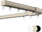 Vorhangschienen aus Aluminiumlegierung, Deckenschiene, Wandschiene, robuste Einzel-/Doppel-Deckenschienen-Gardinenstangen mit 90-Grad-Ecke, mit 90°-Eckbögen für Schlafzimmer-Erkerfenster
