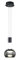 Trio Madison Pendelleuchte, LED, 8W, 900lm, 3000K, schwarz-chrom (342010132)