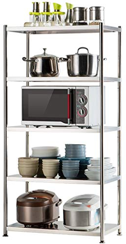 Estante de almacenamiento de cocina, soporte para plantas para el hogar, oficina, estante de almacenamiento de cocina, estante de cocina industrial, estante para ollas, utensilios de cocina, estante