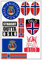 Daged Norwegen Oslo Aufkleber Karte 10 Stück - PKW Auto Motorrad Biker Flagge Fahne Vinyl ST