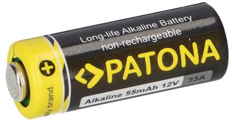 PATONA 5 Stück 12V 23A 23GA MN21 Spezialbatterie Alkaline Batterie für Garagentoröffner, Fernbedienungen, Alarmsysteme, Bluetooth-Headset (kompatibel mit MN21,V23GA, 3LR50, LRV08, 8LR932, L1028)