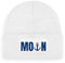 Moin Beanie Mütze mit Anker-Design – Wintermütze für Damen und Herren, Unisex Strickmütze (DE/NL/SE/PL, Alphanumerisch, Einheitsgröße, Weiß/Blau)