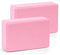 flintronic Yoga Block, Erwachsene Yogablock im 2er Set, Hochdichter Eva-Schaum, umweltfreundlich und leicht, Hartschaum, rutschfest, Ideal für Pilates, Pilates, Meditation (Rosa)