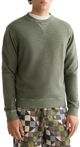 Scotch & Soda Herren Garment Dye Structured Crewneck Sweatshirt Sweatshirt