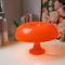 AoLa Pilz Tischlampe Orange LED Mushroom Lampe mit Kabel 3000K/4000K/6000K Tischleuchte Nachttischlampe Moderne Deko Pilz Lampe Schlafzimmer Nachtlicht