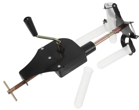 LAPYAPPE Centrifugeuse Manuelle à Manivelle Tubes à Centrifuger Fixés Table Expérience De Séparation Démonstration Noir