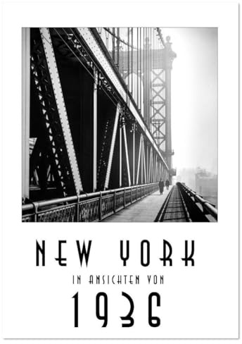 New York in Ansichten von 1936 (Tischkalender 2026 DIN A5 hoch), CALVENDO Monatskalender: Die berühmte Weltstadt vor 80 Jahren (CALVENDO Orte)