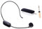 ibasenice Uhf Wireless Microphone Headset System 2-in-1 Portable Voice Amplifier Receiver 2 Microphone Protection Covers 3.5mm to 6.35mm Adapter Usb Cable for Public Speaking and Teaching