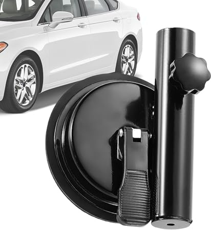 Yidueace Support à ventouse pour drapeau de voiture | Support pour remorques, camping-cars, pickups, motos, organisateurs, fans de sport