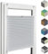 Home-Vision® Premium Plissee Faltrollo ohne Bohren mit Klemmfix (Silber, B120cm x H150cm) Modern Klemmträger, Verdunklung, Blickdicht Sonnenschutz Jalousie für Fenster & Tür