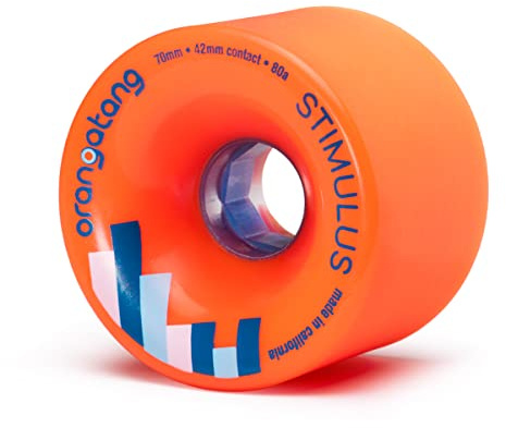 Orangatang Stimulus 70 mm Freeride Longboard Skateboard Wheels (Set of 4)
