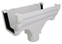 FloPlast Ogee White Running Outlet