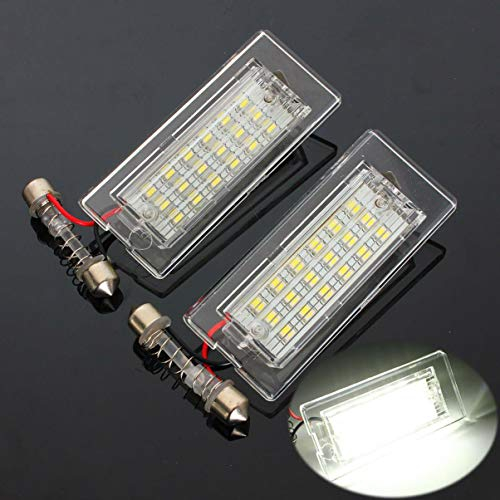 GOFORJUMP 1 para Auto LED Kennzeichenbeleuchtung 3528 SMD 18LED Schwanz Weiße Lampen Für B/MW E53 / X5 E83 X3