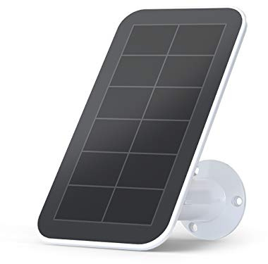 Arlo zertifiziertes Zubehör, Solarpanel (wetterfest, 2,44m Magnet-Ladekabel, verstellbare Halterung, nur mit Ultra 2, Pro 4, Pro 5 & Floodlight Überwachungskamera aussen kompatibel) VMA5600