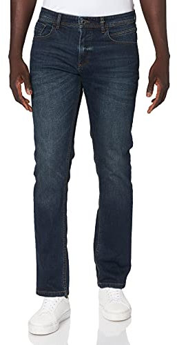 camel active Herren Regular Fit 5-Pocket Jeans aus Baumwolle Dunkelblau, menswear-31/32