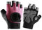 Fingerlose Fahrradhandschuhe mit Gel,MoreChioce Herren Radhandschuhe Damen Atmungsaktiv Radsport Handschuhe Stoßdämpfung Anti-Rutsch Rennrad Handschuhe Gel für MTB Mountainbike Rosa,M (8-8,5cm)