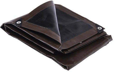 WERKA PRO Telo Professionale Marrone 350g/m2 4 x 5 m