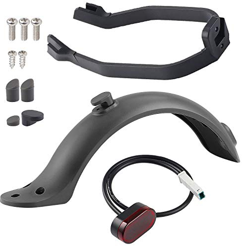 Kyrio Lot de 3 supports de garde-boue arrière pour scooter électrique Mi Xiaomi M365/M365 Pro avec vis et bouchons à vis