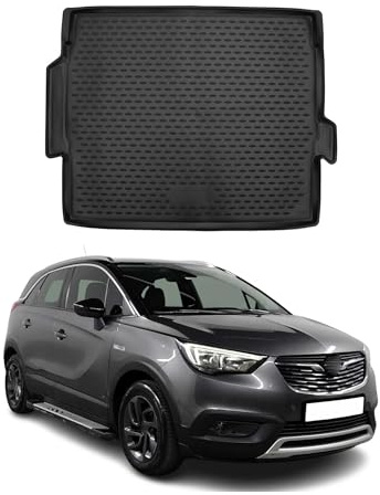OMAC Kofferraumwanne für Opel Grandland 2017-2024 Obere TPE | Kofferraummatte, Laderaumwanne, Allwetter, fahrzeugspezifisches Produkt, Antirutsch, 3D-Passform, wasserdicht