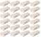 100pcs Hot Dog Trays Disposable Food Tray Snack Containers Box Holders for Parties - White Paper