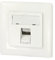 LogiLink Professional NK4053 LogiLink NK4053-Unterputzdose für 1 Keystone-Modul, designkompatibel, reinweiß (RAL 9010), 1-Port