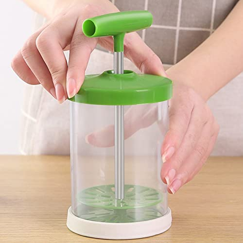 Milk Frother with Press, Manual Milk Creamer Hand Pump Frother Handheld Milk Frothing Pitchers for Milk, Coffee, Cappuccino, Latte, Hot Chocolate