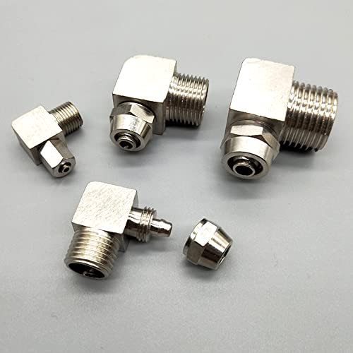 ezqnirk 1PCS Trachea CONNECTEUR À VIS Rapide,3/8,OD Tube 10mm