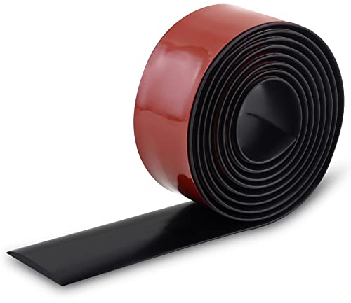 Peel and Stick Bodenübergangsstreifen, selbstklebender flacher Trennstreifen zum Verbinden von Bodenlücken, Teppich zu Fliesen Übergang Kanten Trim (Abdeckspalt innerhalb 5cm)