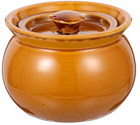 Yardwe Tazón De Sopa Cerámico De Olla Para Estofados Utensilio De Cocina Para Hogar y Restaurantes
