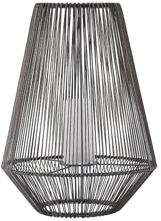 Lindby LED Solarleuchte (Laterne) Kaati (spritzwassergeschützt (Modern) in Braun aus Metall (1 flammig,) - Dekorationsleuchte Solarlampe